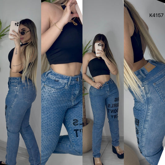 Jeans Boyfriend Rígido - Ref K4157 - K4157-01.jpg