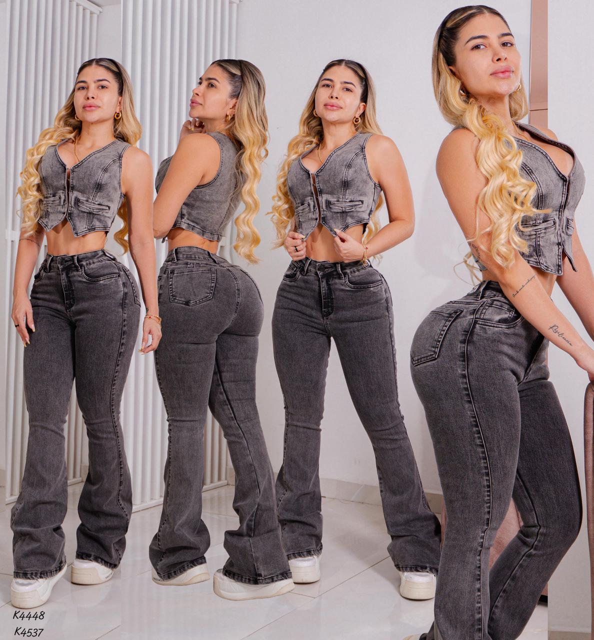 Conjunto Stretch Gris - Ref K4448 - K4448-01.jpg