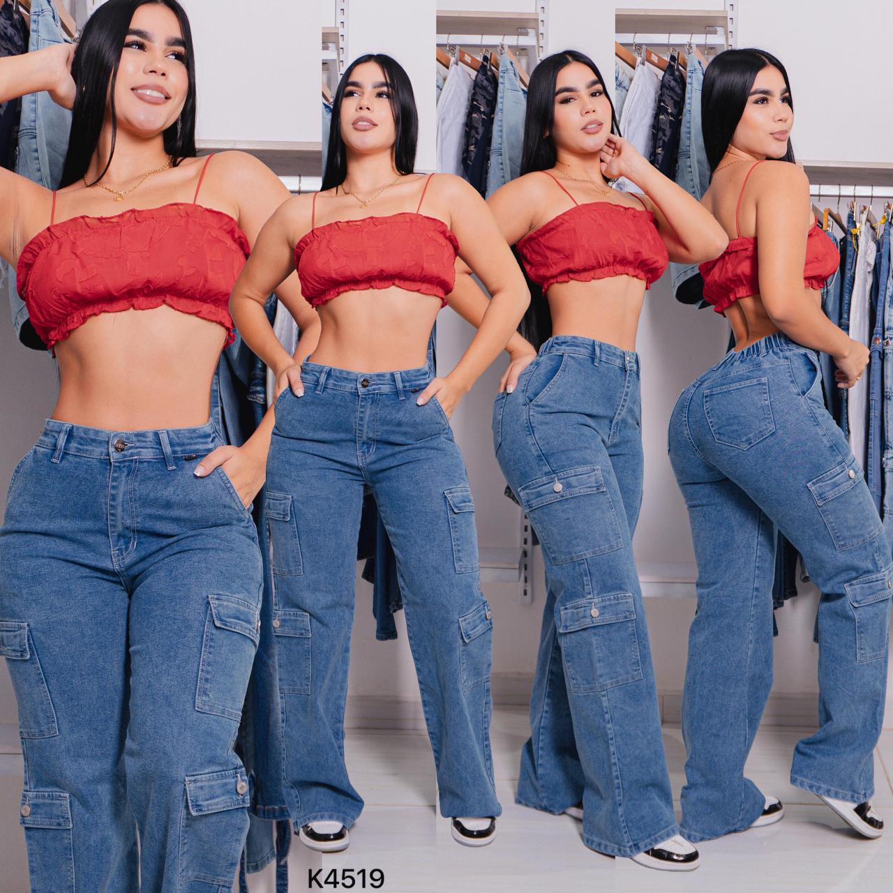 Jeans Cargo Rígido - Ref K4519 - K4519-01.jpg