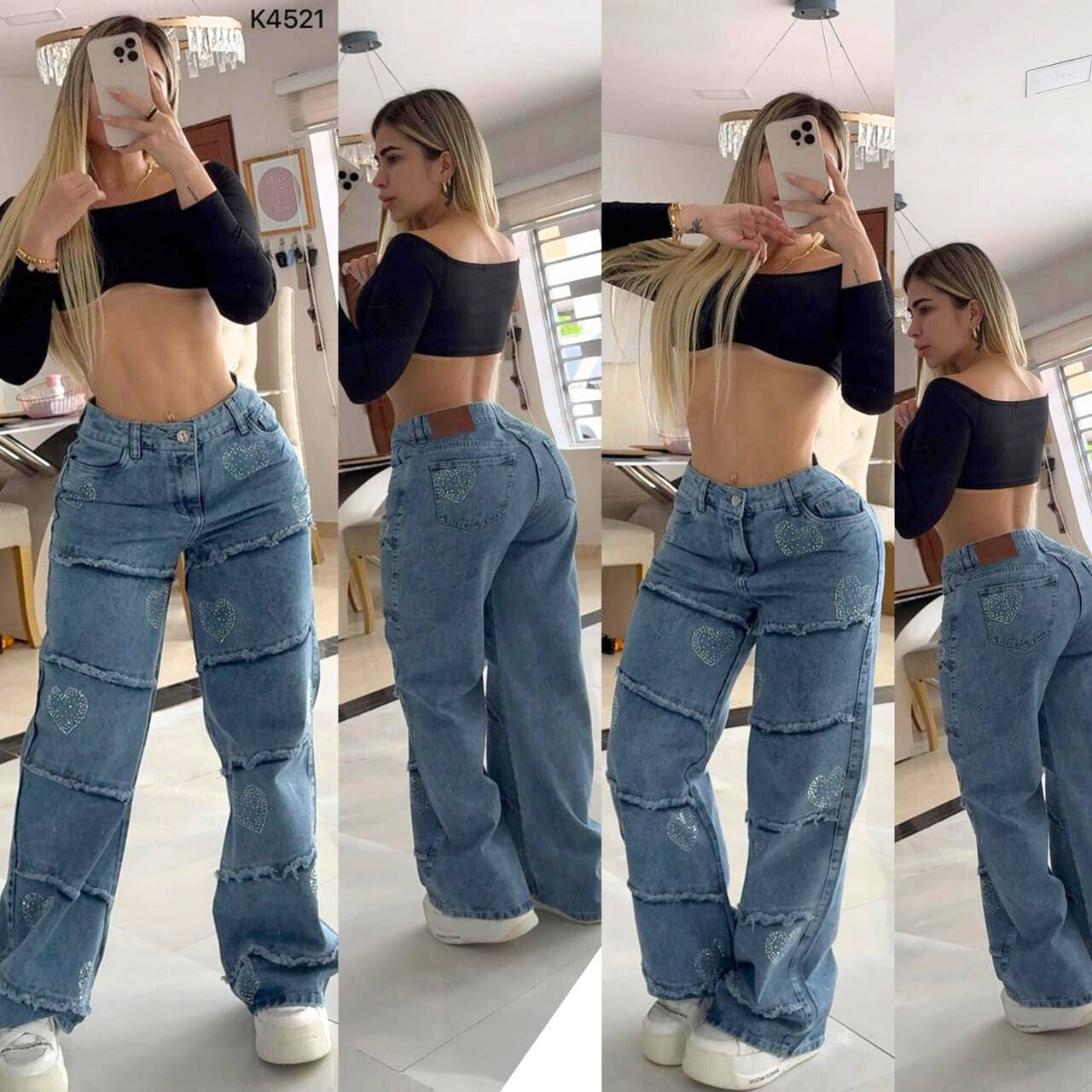 Jeans Mom Fit Rígido - Ref K4521 - K4521-01.jpg