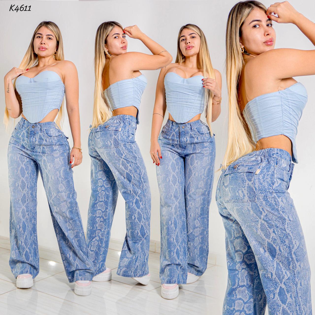 Jeans Mom Fit Rigido - Ref K4611 - K4611-01.jpg