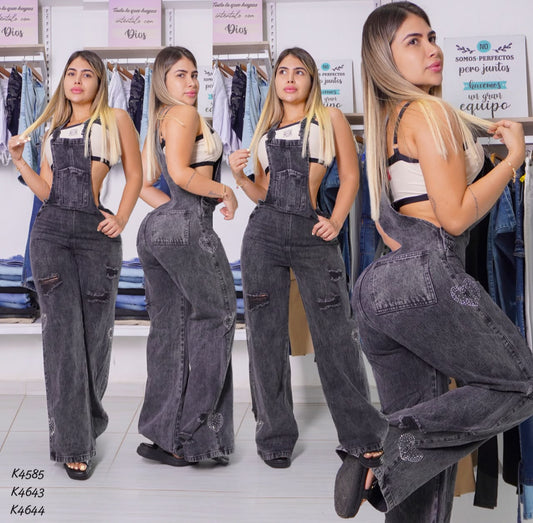 Overol Gris Rigido - Ref K4644