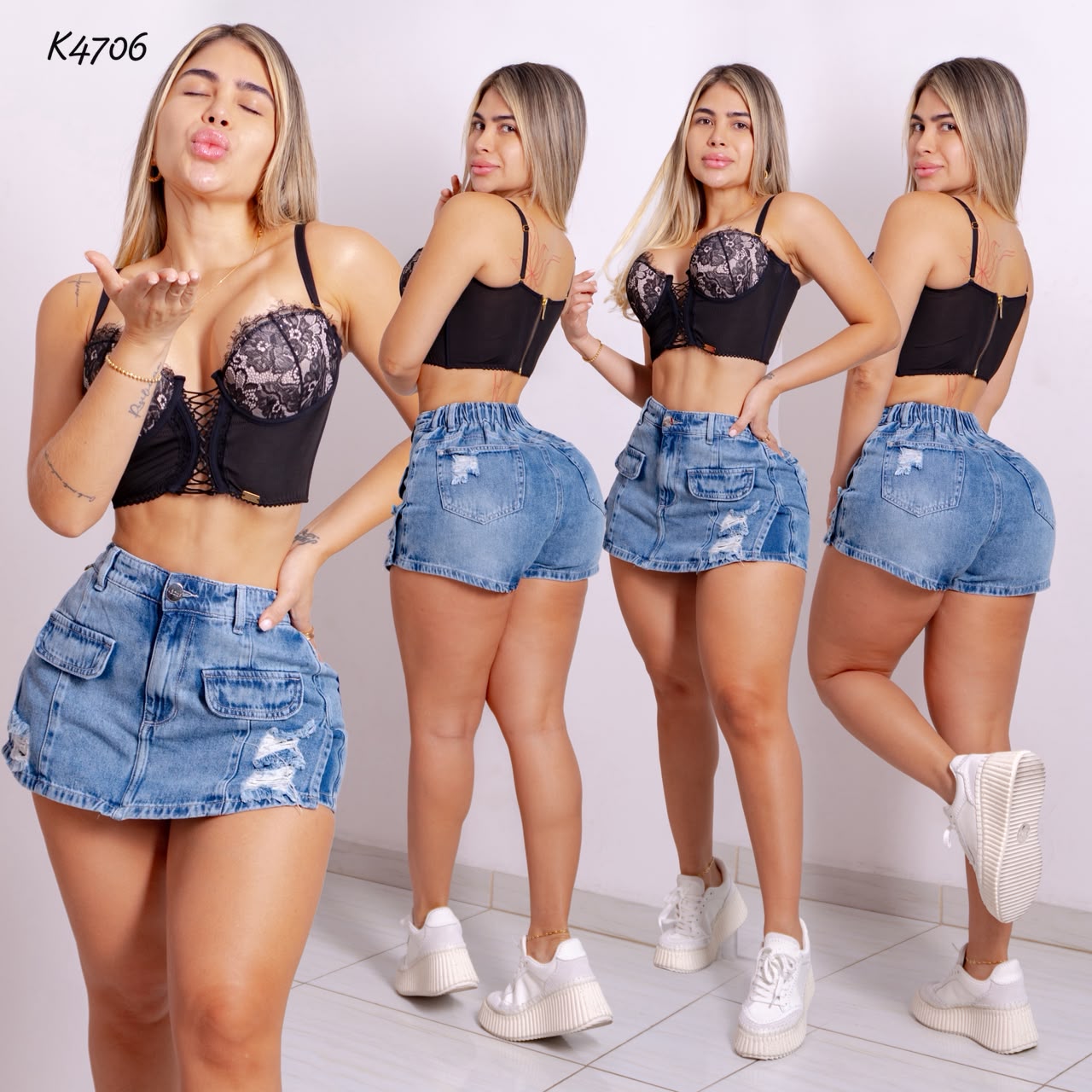 Falda Short Rigida - Ref K4706