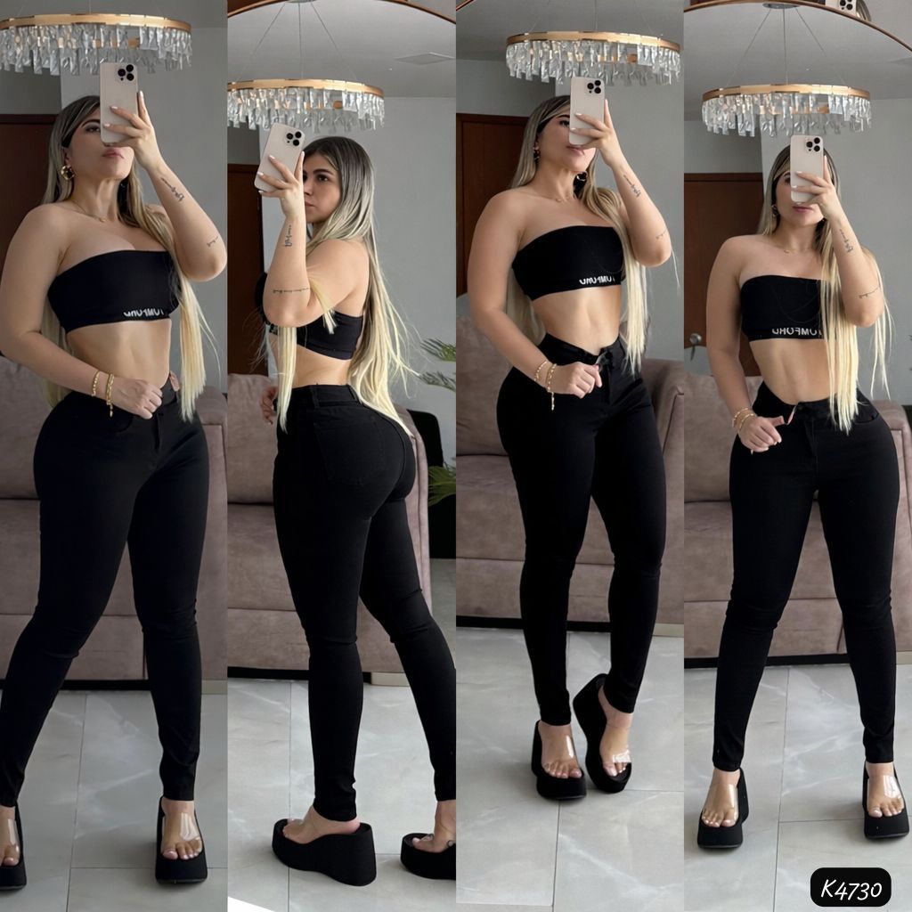 Skinny Negro Strech - Ref K4730